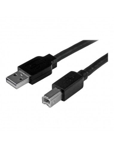 Cable usb tipo b a usb tipo a startech 15m - macho - macho - negro