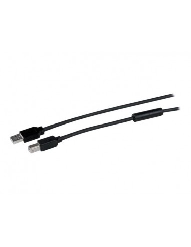 Cable usb tipo b a usb tipo a startech 15m - macho - macho - negro