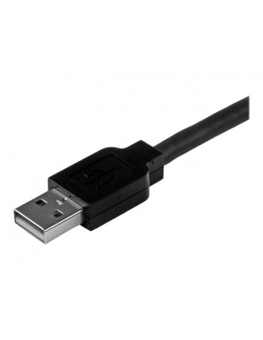 Cable usb tipo b a usb tipo a startech 15m - macho - macho - negro