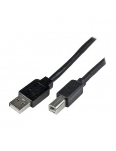 Cable usb tipo b a usb tipo a startech 20m - macho - macho - negro