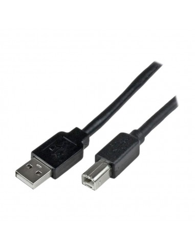 Cable usb tipo b a usb tipo a startech 20m - macho - macho - negro
