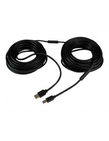 Cable usb tipo b a usb tipo a startech 20m - macho - macho - negro