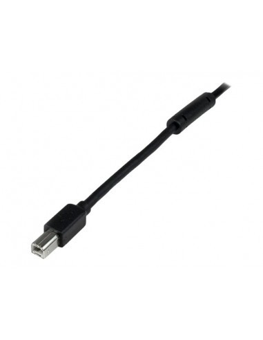 Cable usb tipo b a usb tipo a startech 20m - macho - macho - negro