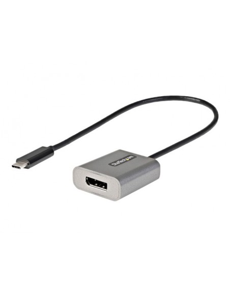 Adaptador usb tipo c a displayport startech 0.3m - macho - hembra - gris Adaptador usb tipo c a displayport startech 0.3m - macho - hembra - gris