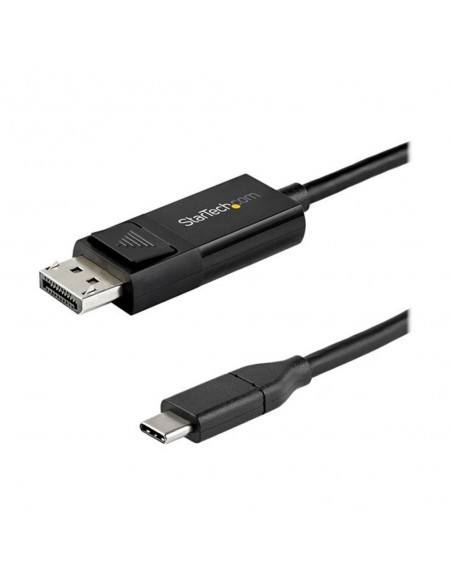 Cable usb tipo c a displayport 1m - macho - macho - negro