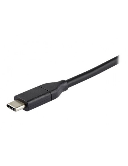 Cable usb tipo c a displayport 1m - macho - macho - negro