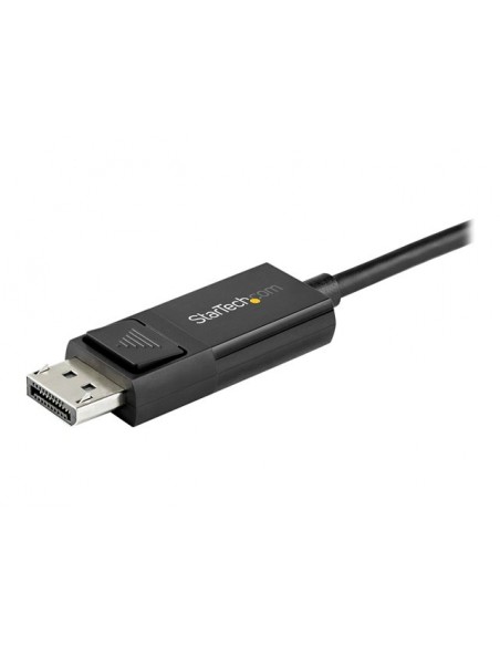 Cable usb tipo c a displayport 1m - macho - macho - negro