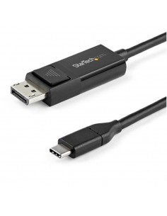 Cable usb tipo c a displayport 1m - macho - macho - negro