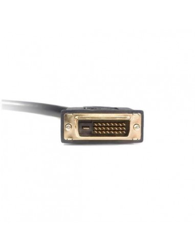 Splitter dvi - d startech 0.3m - macho - hembra - negro