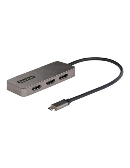 Hub splitter hdmi startech usb tipo c 3 en 1