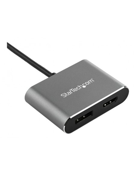 Adaptador usb tipo c a hdmi - displayport startech 0.205m - macho - hembra - gris