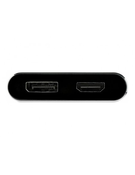 Adaptador usb tipo c a hdmi - displayport startech 0.205m - macho - hembra - gris
