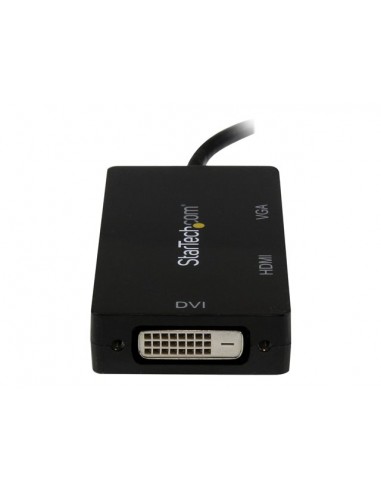 Adaptador mini dp a vga - dvi - d - hdmi startech 0.27m - macho - hembra - negro