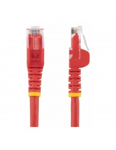 Cable de red startech latiguillo rj45 utp cat6 5m rojo