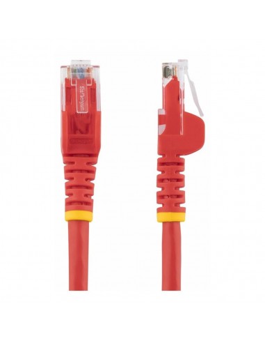 Cable de red startech latiguillo rj45 utp cat6 5m rojo
