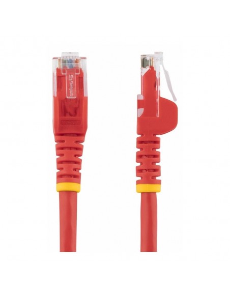 Cable de red startech latiguillo rj45 utp cat6 5m rojo