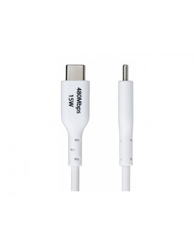Cable usb tipo a a usb tipo c startech 1m - macho - macho - blanco
