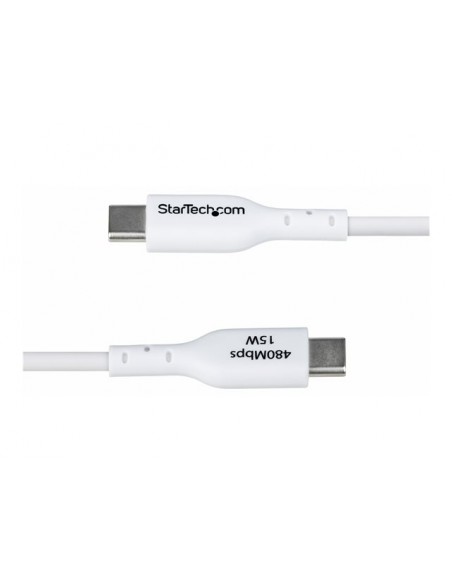 Cable usb tipo a a usb tipo c startech 1m - macho - macho - blanco
