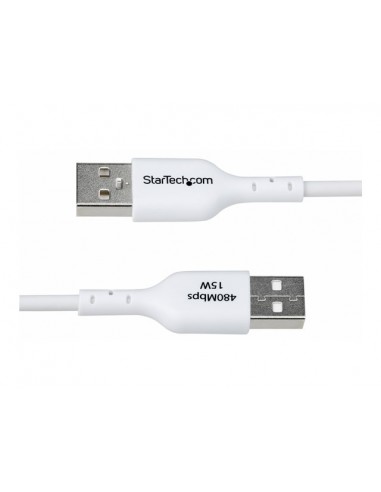 Cable usb tipo a a usb tipo c startech 1m - macho - macho - blanco