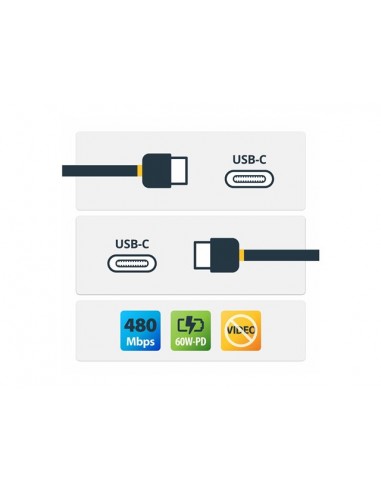 Cable usb tipo c startech 4m - macho - macho - negro