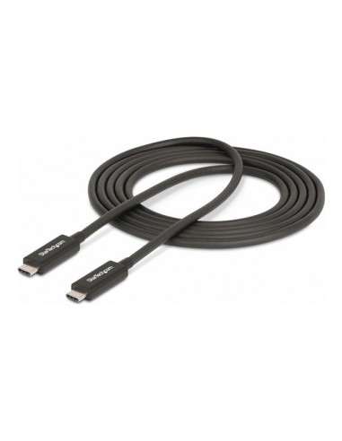 Cable usb tipo c startech 2m - macho - macho - negro