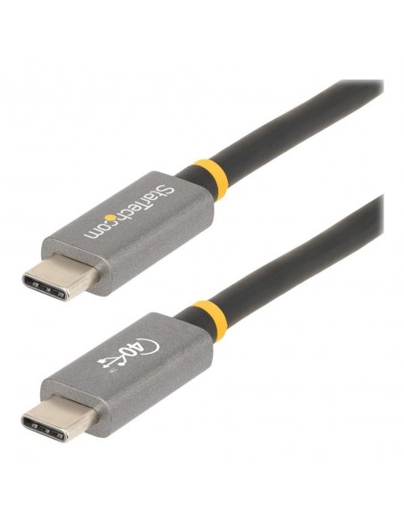 Cable usb tipo c startech 1m - macho - macho - negro