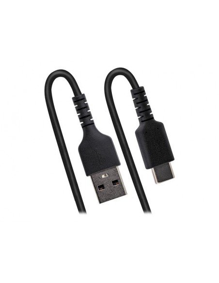 Cable usb tipo a a usb tipo c startech 1m - macho - macho - negro - rizado Cable usb tipo a a usb tipo c startech 1m - macho - macho - negro - rizado