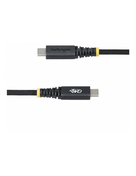 Cable usb tipo c startech 2m - macho - macho - negro Cable usb tipo c startech 2m - macho - macho - negro
