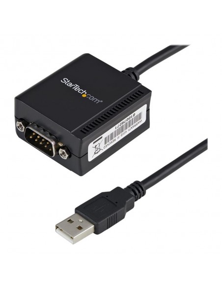 Cable usb tipo a a db9 startech 1.8m - macho - macho - negro