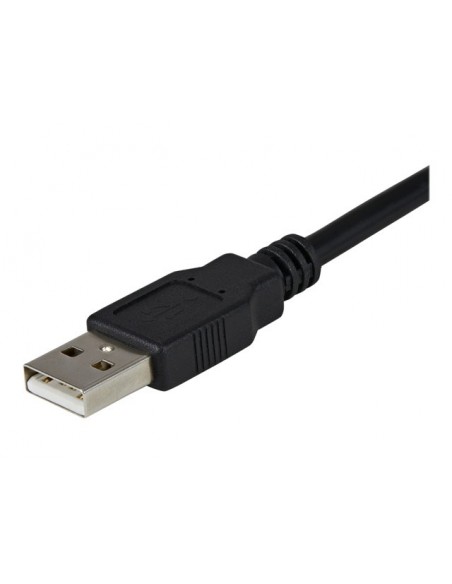 Cable 2x db9 a usb tipo a startech 1.8m - macho - macho - negro
