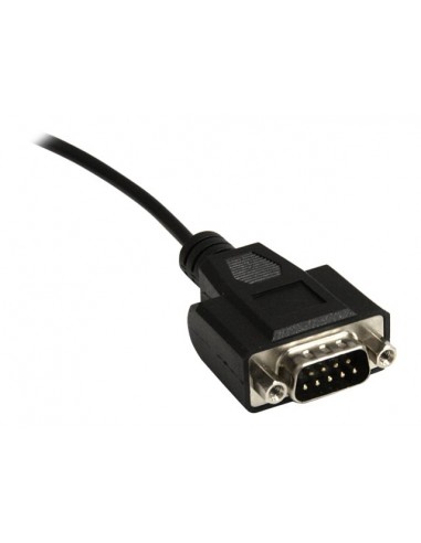 Cable 2x db9 a usb tipo a startech 1.8m - macho - macho - negro
