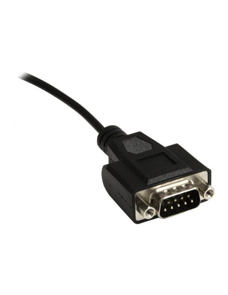 Cable 2x db9 a usb tipo a startech 1.8m - macho - macho - negro