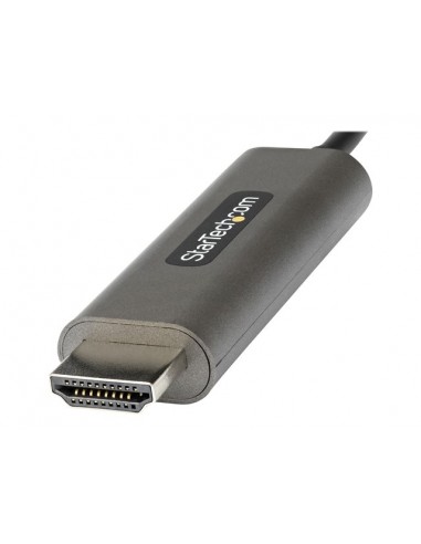 Cable usb tipo c a hdmi 4k startech 2m - macho - macho - negro