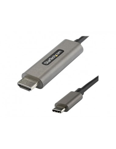 Cable usb tipo c a hdmi 4k startech 3m - macho - macho - negro