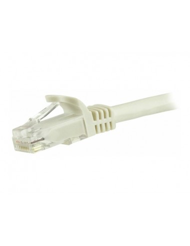 Cable de red startech latiguillo rj45 utp cat6 10m blanco