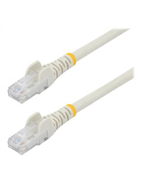 Cable de red startech latiguillo rj45 utp cat6 2m blanco