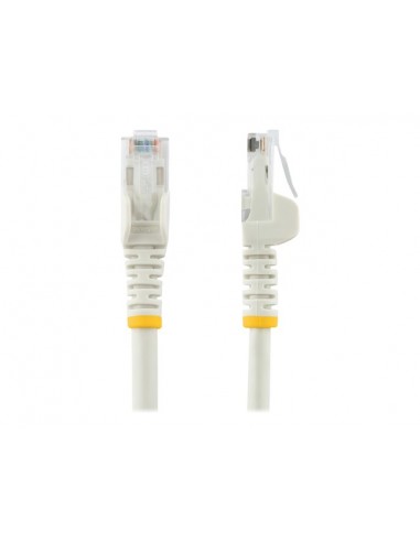 Cable de red startech latiguillo rj45 utp cat6 2m blanco