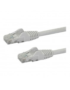 Cable de red startech latiguillo rj45 utp cat6 7m blanco