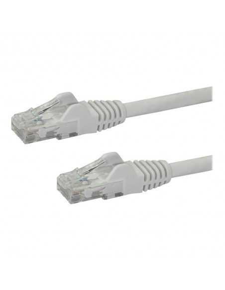 Cable de red startech latiguillo rj45 utp cat6 7m blanco