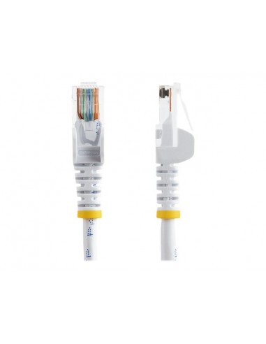 Cable de red startech latiguillo rj45 utp cat5e 5m blanco