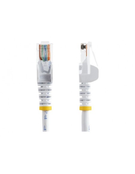 Cable de red startech latiguillo rj45 utp cat5e 5m blanco