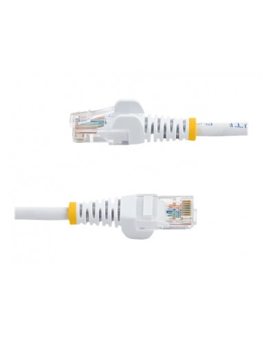 Cable de red startech latiguillo rj45 utp cat5e 5m blanco
