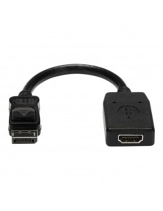 Adaptador displayport a hdmi startech 0.24m - macho - hembra - negro