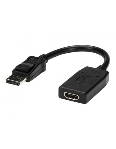 Adaptador displayport a hdmi startech 0.24m - macho - hembra - negro