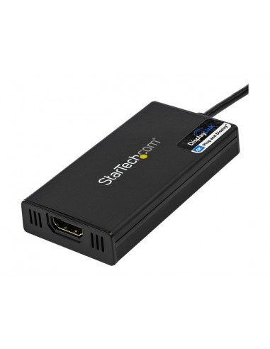 Adaptador usb 3.0 a hdmi 4k startech 0.2m - macho - hembra - negro