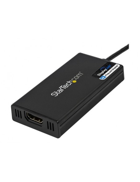 Adaptador usb 3.0 a hdmi 4k startech 0.2m - macho - hembra - negro Adaptador usb 3.0 a hdmi 4k startech 0.2m - macho - hembra - negro