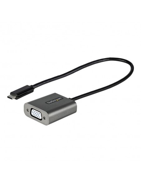 Adaptador usb tipo c a vga startech 0.3m - macho - hembra - negro