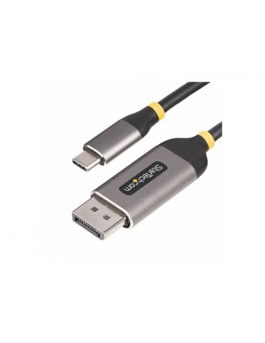 Cable usb tipo c a displayport startech 3m - macho - macho - gris - negro