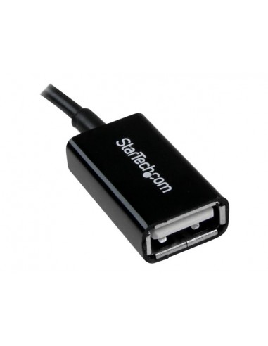 Cable micro usb tipo b a usb tipo a startech macho - hembra - negro