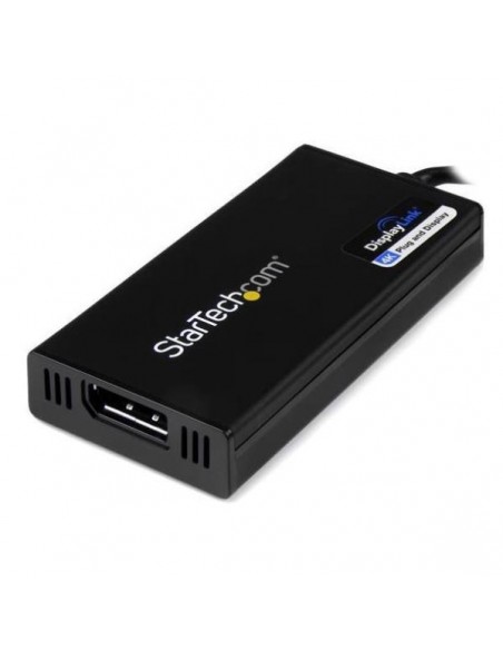 Adaptador usb 3.0 a displayport startech macho - hembra - negro Adaptador usb 3.0 a displayport startech macho - hembra - negro